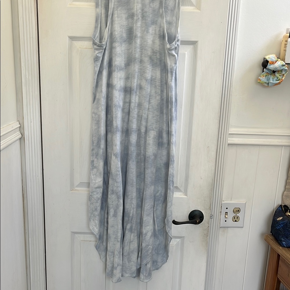 Z Supply Blue Tie-Dye Maxi Dress - Picture 4 of 6